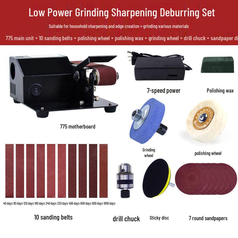 Compact Electric Mini Belt Sander & Sharpener
