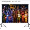 FNAF Five Nights Freddyed Geburtstagsfeier Dekorationen Luftballons Teller Banner Geschirr Set für Babyparty Gastgeschenke Kinder Geschenke