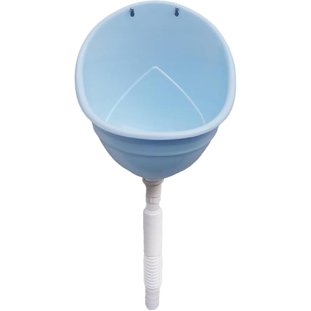 Настенный мужской пластиковый писсуар Отвод мочи, Бессливной писсуар с отводом мочи Легкая установка Детский туалетный писсуар Blue70cm