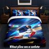 Set Biancheria da Letto Design Kylian Mbappe 1 Copripiumino + 2 Federe Morbido Traspirante Biancheria da Letto per la Casa