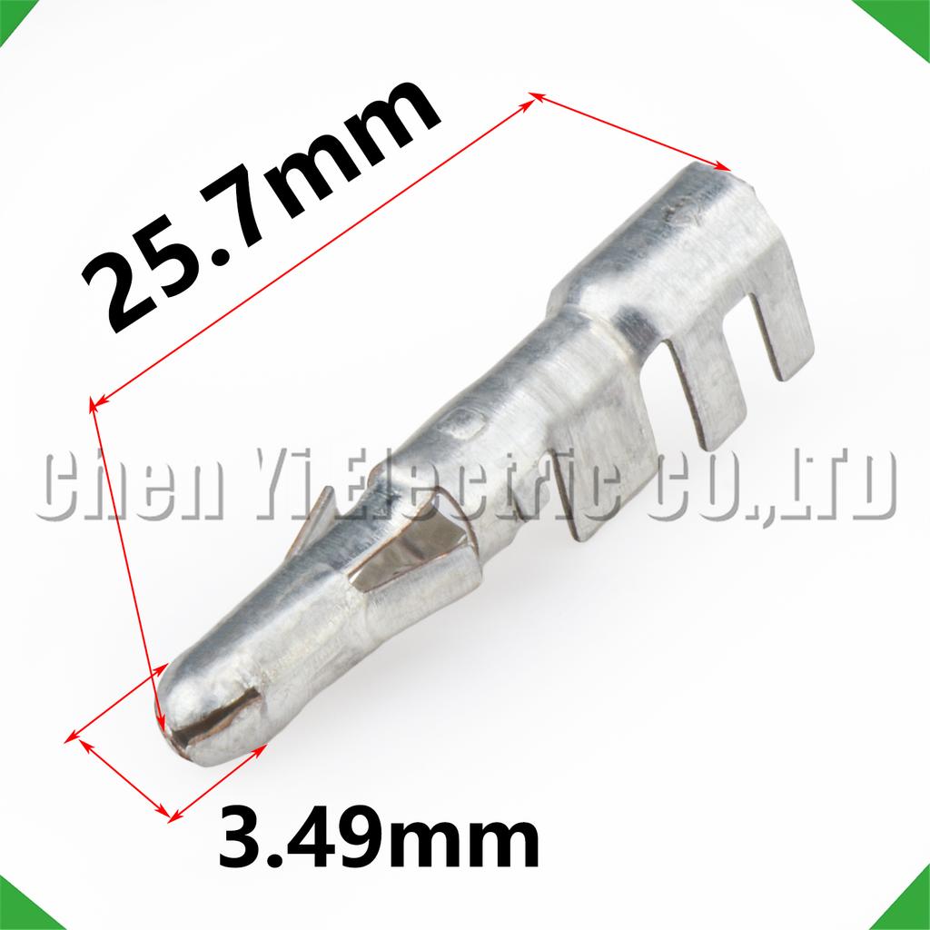 50 Pcs 2.5 mm Male or Female wire Crimp P For 925713-1 925714-1 Sheath Automotive Connectors Wire harness Plug