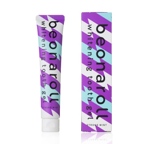 

Beonaroll Bionaro Whitening Tooth Gel, 50g, Strong Mint, Abrasive-Free, Purple, Color Control, Bad Breath Prevention, Portable, Made in Japan