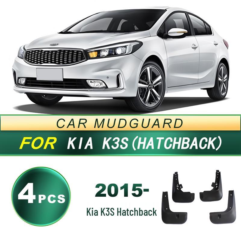 Kia K3S Hatchback 2015+ Tire Mud Flaps Soft Rubber Guards Upgrade.