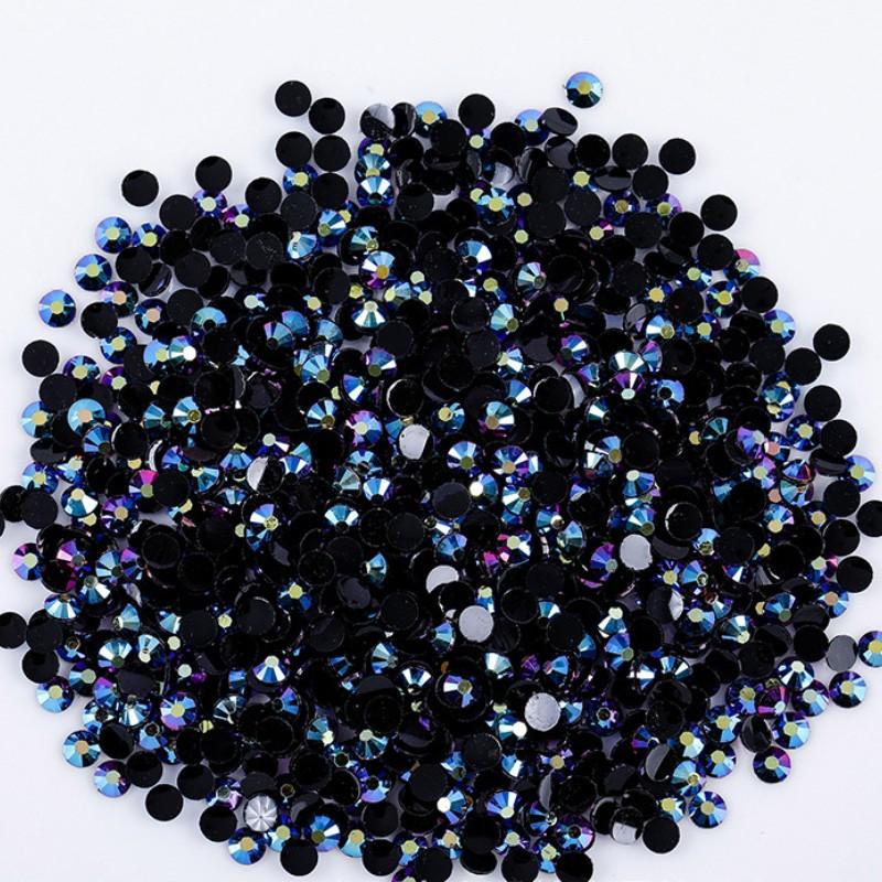 of High-quality Flat Bottomed Resin Diamond Nail Polish Diamond Color DIY Jelly AB 14 Cut Surface Sticking Rhinestone