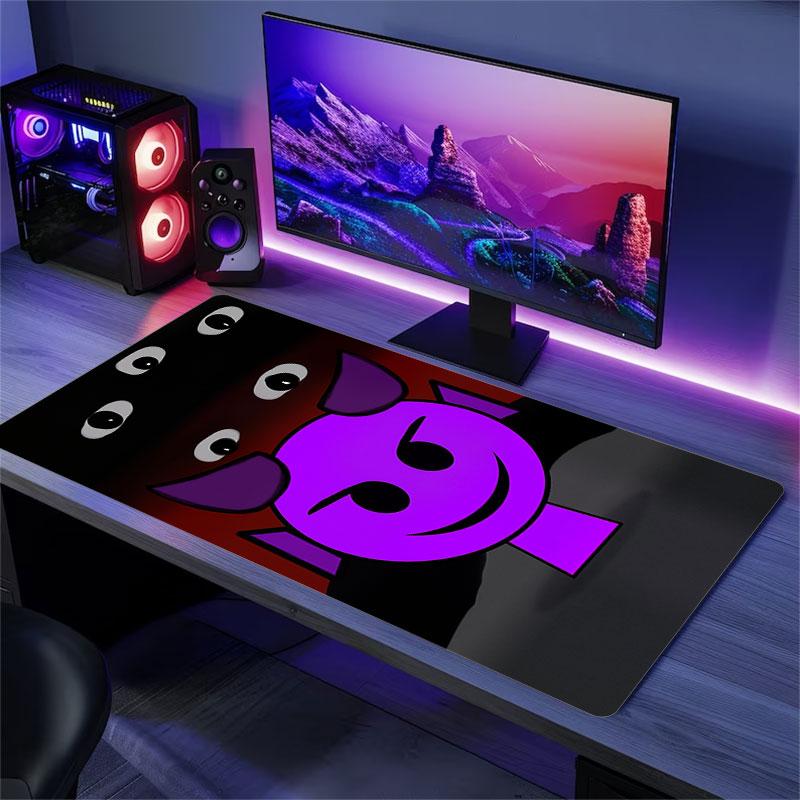 Cartoon Mouse Pad, Large Gaming Desk Mat, Non-slip XXL Mousepad for Laptop & Tablet, Mini PC Playmat with Stitched Edges