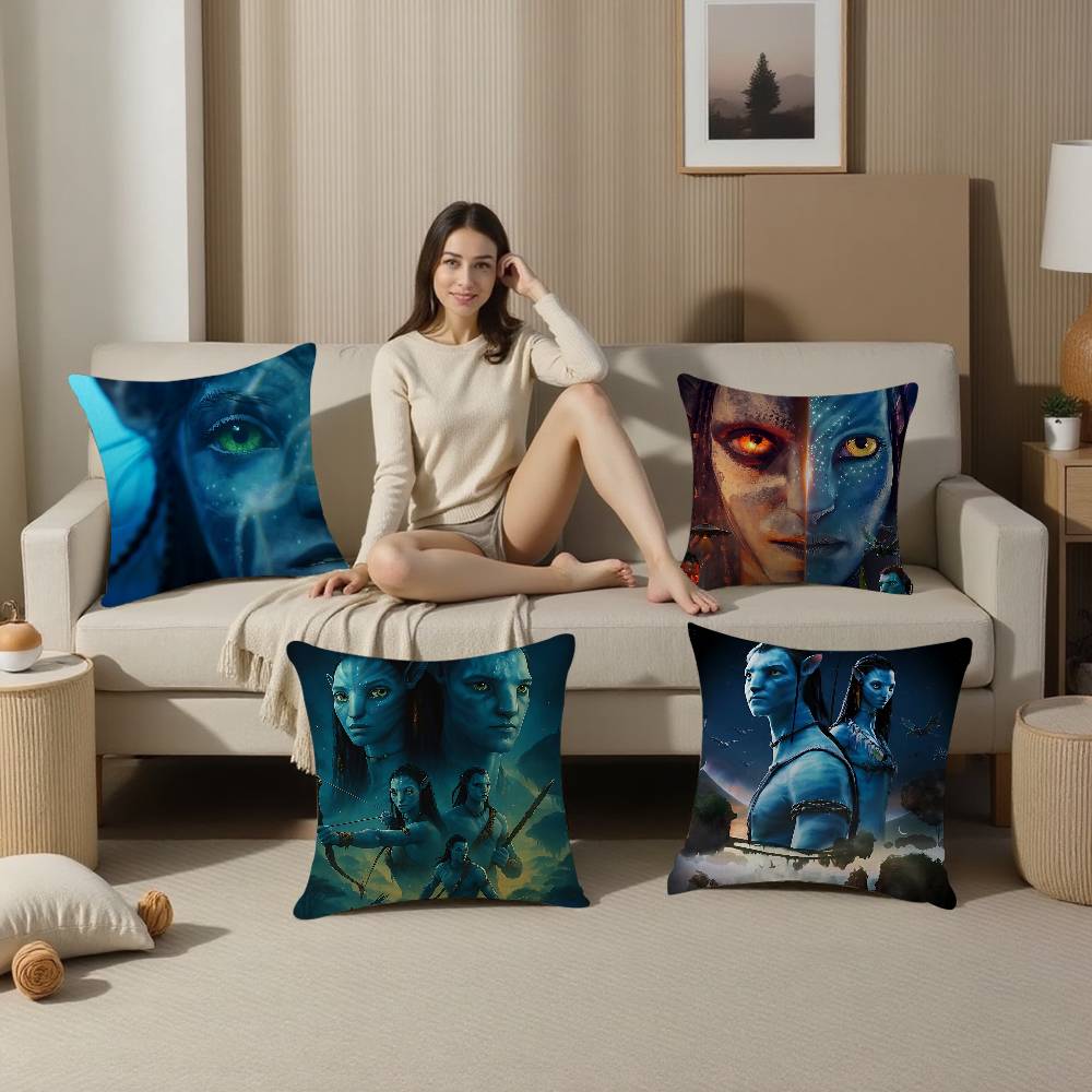 Classic Fantasy Movie A-Avatar Cushion Cover Pillow Cover Decor Pillowcase Printed Cushion Case For Couch