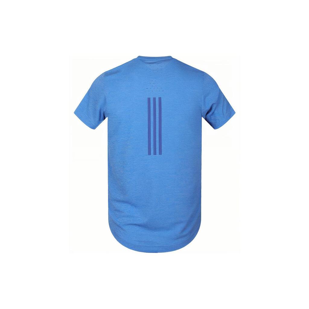 adidas Chill Training Short Sleeve T-Shirt Men Tops Blue FL8582