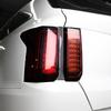 2PCS Auto Exterior Decoration Rear Brake Light Decal Stripe Cover ABS Carbon Fiber Black For Kia Sorento MQ4 - LHD RHD