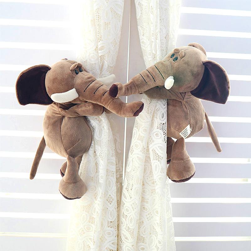1pcs Room Jungle Tieback Forest Tie Backs Animals Curtain Holder Hooks Children Straps