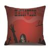 Halloween Linen Pillow Cover Printed Pillow Cover