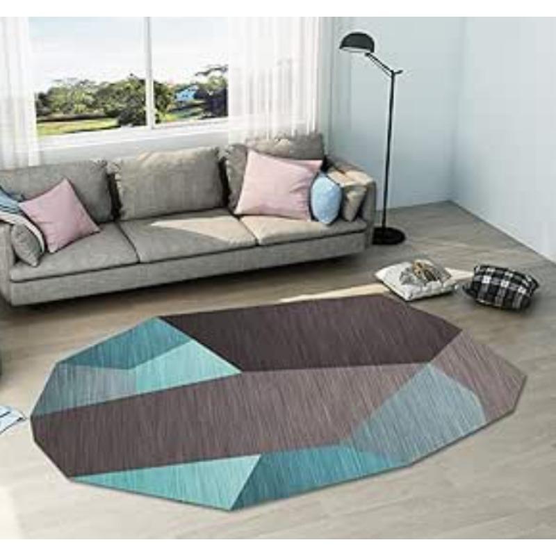 Modern Minimalist Geometric Living Room Carpet Home Bedroom Bedside Carpet Large-area Carpet Mat