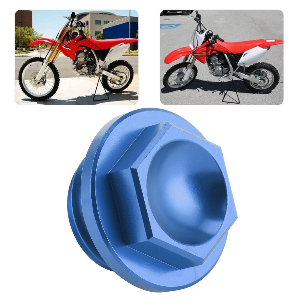 Enchimento de Óleo Rosca Gás Tampa Alumínio CNC Adequado para CR125RCelsiusCR250RCelsiusCR480R(Azul )