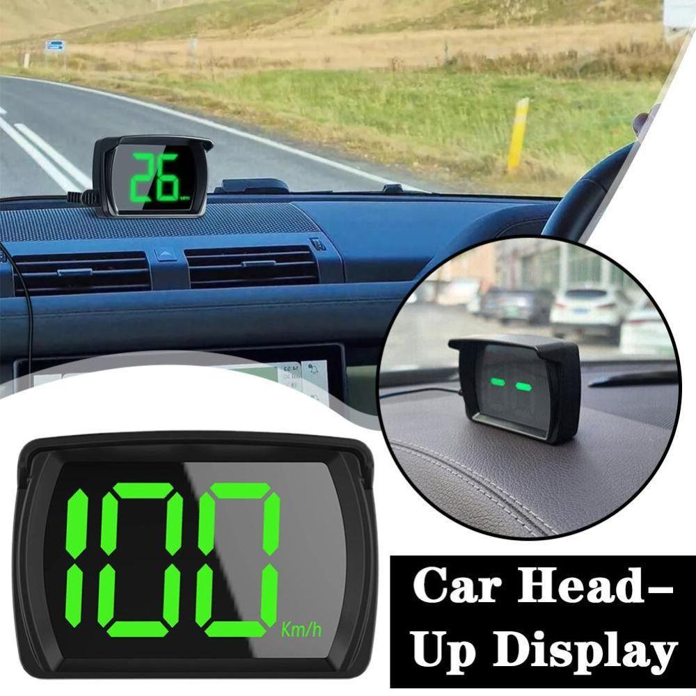 

KM/MPH Digital Speedometer Clear Display Speed Display NEW Car HUD Driver Convenience