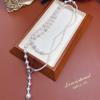 Elegant French Fashion Baroque Pearl Tassel Necklace for Women