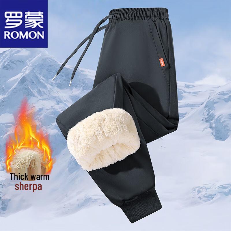ROMON Men's Thermal Lamb Wool Lined Pants
