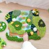 Moss Coaster Rug Kit: Beginner-Friendly Mori Style Doormat Gift Set