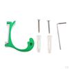1 Piece Dolphin Shape Hat Coat Rack Hook Holder Bath aluminum Single Hanger