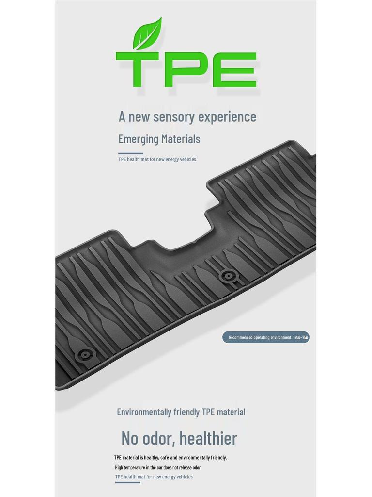 All-Weather TPE Floor Mats & Trunk Liner for 25 BYD Qin L EV Cars
