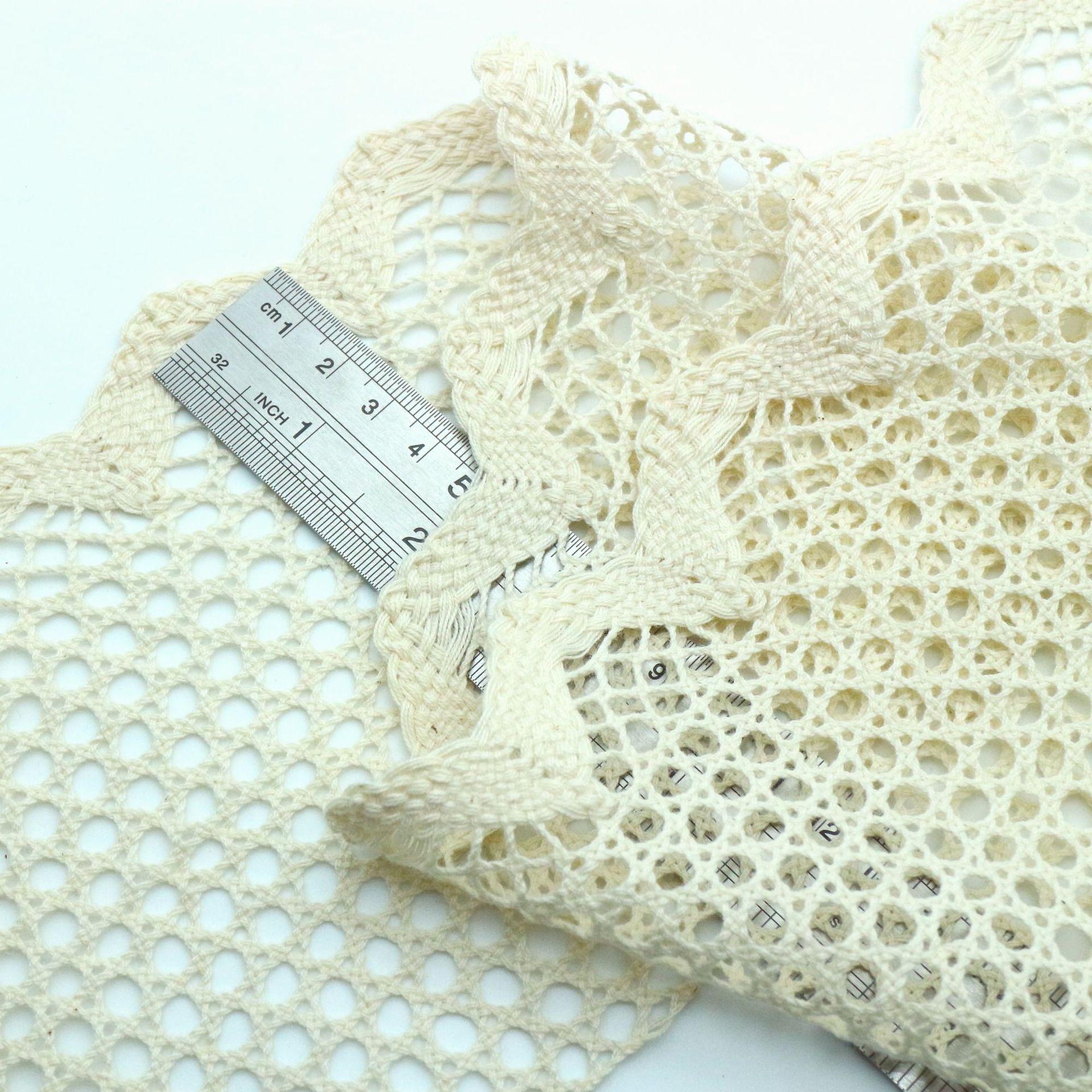 

Хлопковая нить Кружевные Аксессуары DIY Ручная работа Ткань для одежды Материалы Диван Шляпа Постельное белье Занавеска Ткань Кружево S0931