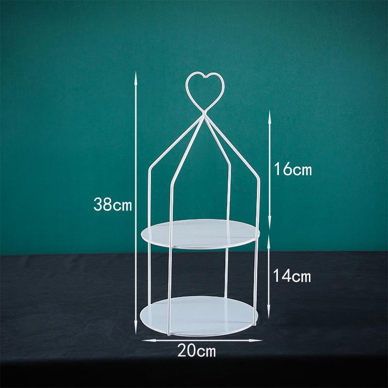 Kuchenständer Heimparty Desserttisch Präsentationsständer Dessertkuchenplatte Kalte Mahlzeit Teepause Tisch Nachmittagstee Mittelständer Metall