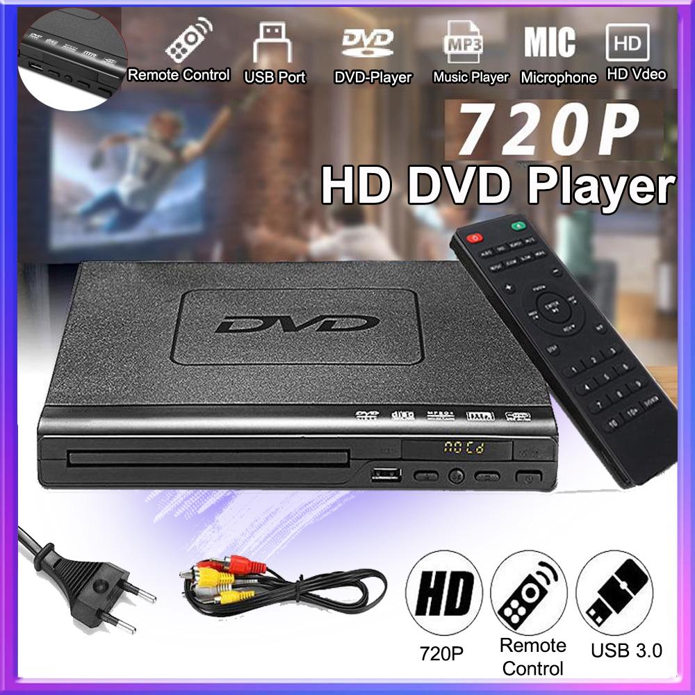 

Portable Home HD DVD Player EU Plug чорний