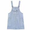 Oversize Women Denim Suspender Strap Dresses Summer Sleeveless Loose Casual Short Dress Female Versatile Sundress