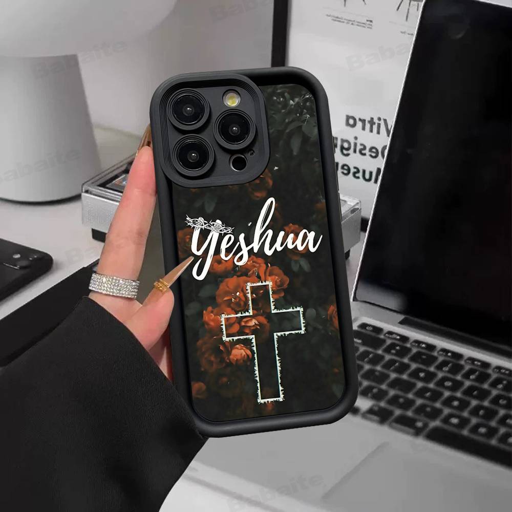 Verse Of The Christian Bible Jesus Phone Case For IPhone 17 16 15 14 13 12 11 Pro Max Anti Drop Soft Cover