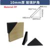 Plastic Triangle Right Angle Home Protection Angle Anti-Collision Glass Corner Protector Ceramic Glass Edging 6/8/10/12/15/28mm