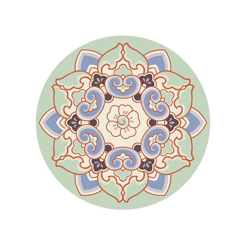 Stechapfel-Blumenmuster PU Platzset 4er-Set, Rutschfeste hitzeisolierte Tischsets für Esstisch, Leicht zu reinigen