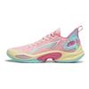 Li-Ning Super Lightweight 2024 Shock Absorption Non-Slip Wear-Resistant Lightweight Rebound Low-Top Basketball Shoes Men sneaker Pink Blue ABAU011-8