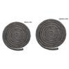 Black Gasket Cord 8mm X 300cm/12mm X 2m  For Chimneys&fireplaces Sealed Soft Wood Combustion Stove Door Seal