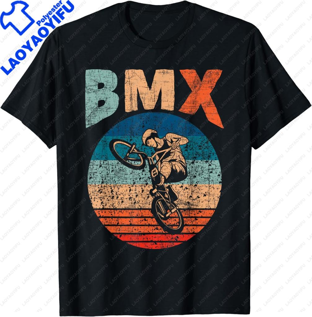 BMX  Bike Bicycle Rider Cyclist Racing Stunt Road Biking TShirt Mens Clothes Tops Graphic T Shirts Streetwear Camisetas