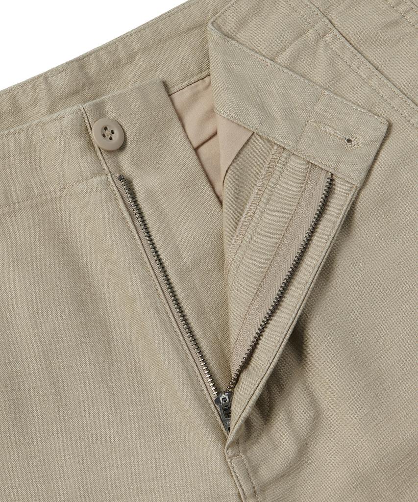 MUSINSA STANDARD Back Satin Wide Officer Pants [Beige]