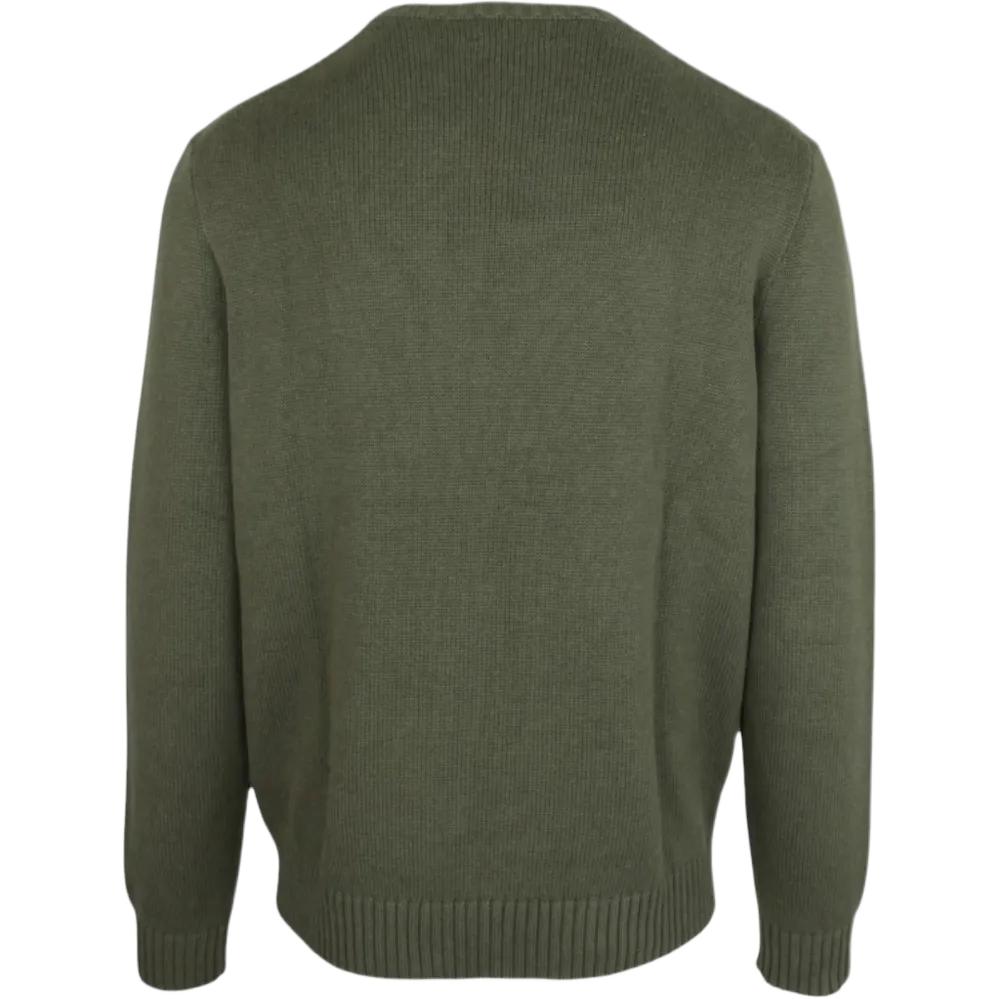 Polo Ralph Lauren Solid Color Pony Logo Embroidered Crew Neck Sweater Standard Fit Men sweater 710884460-008