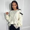 European & American Trendy Hollow Ripped Loose Long-Sleeve Sweater - Lazy Style Knitwear
