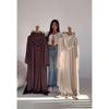 Women's 2026 Summer New Casual Outfit: Tube Top, Long Cardigan, Wide-Leg Pants Three-Piece Set