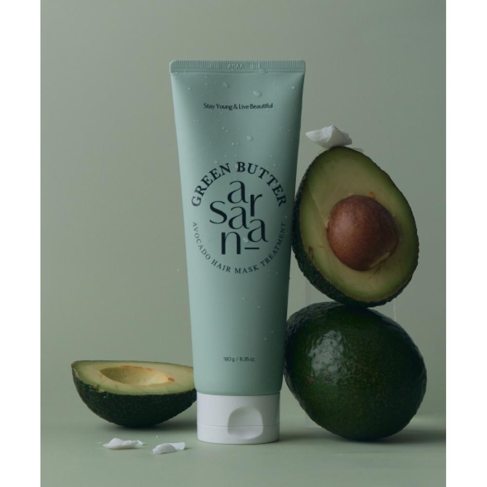

Saranara Green Butter Avocado Hair Mask Treatment 180g none