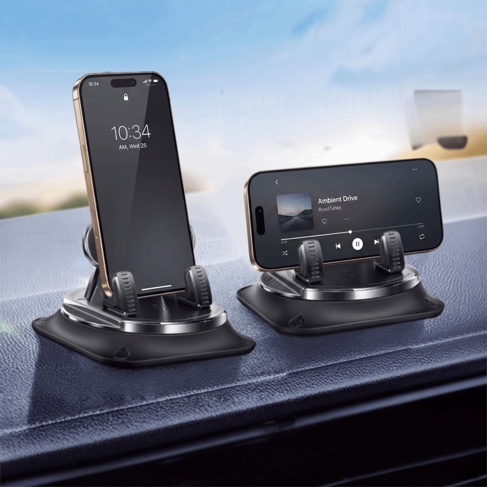 Stable Design Phone Dashboard Mount 360° Rotating Car Phone Mount Car Phone Holder  Windshield