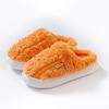 Pulled plush cotton mop autumn and winter leisure indoor home plush EVA sole thick sole warm cotton slippers