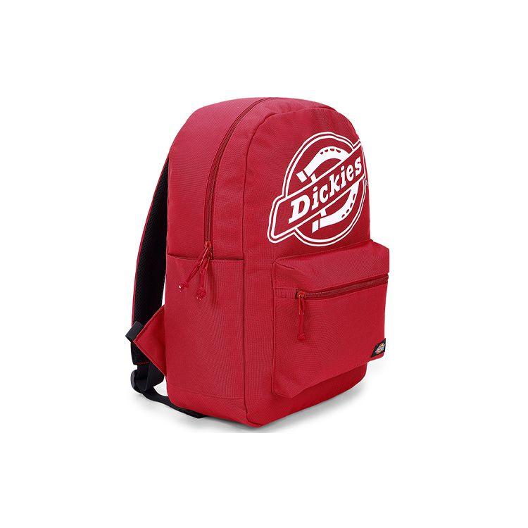 Dickies Classic Printed Large Logo Trendy Large Capacity Backpack Unisex Backpacks Red 164U90LBB63RD01