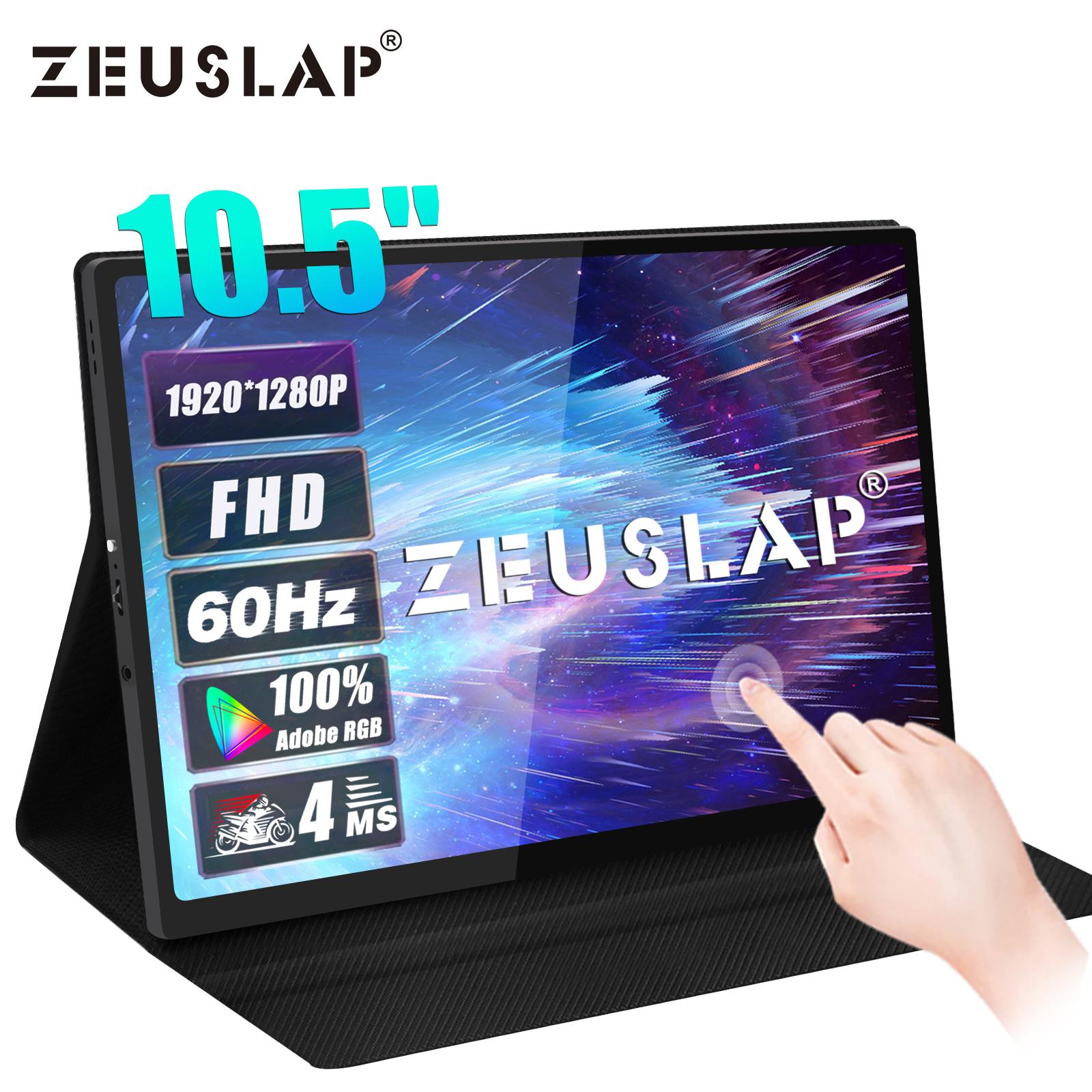 

Портативный монитор ZEUSLAP Z10P 10.5 inch with touch чёрный
