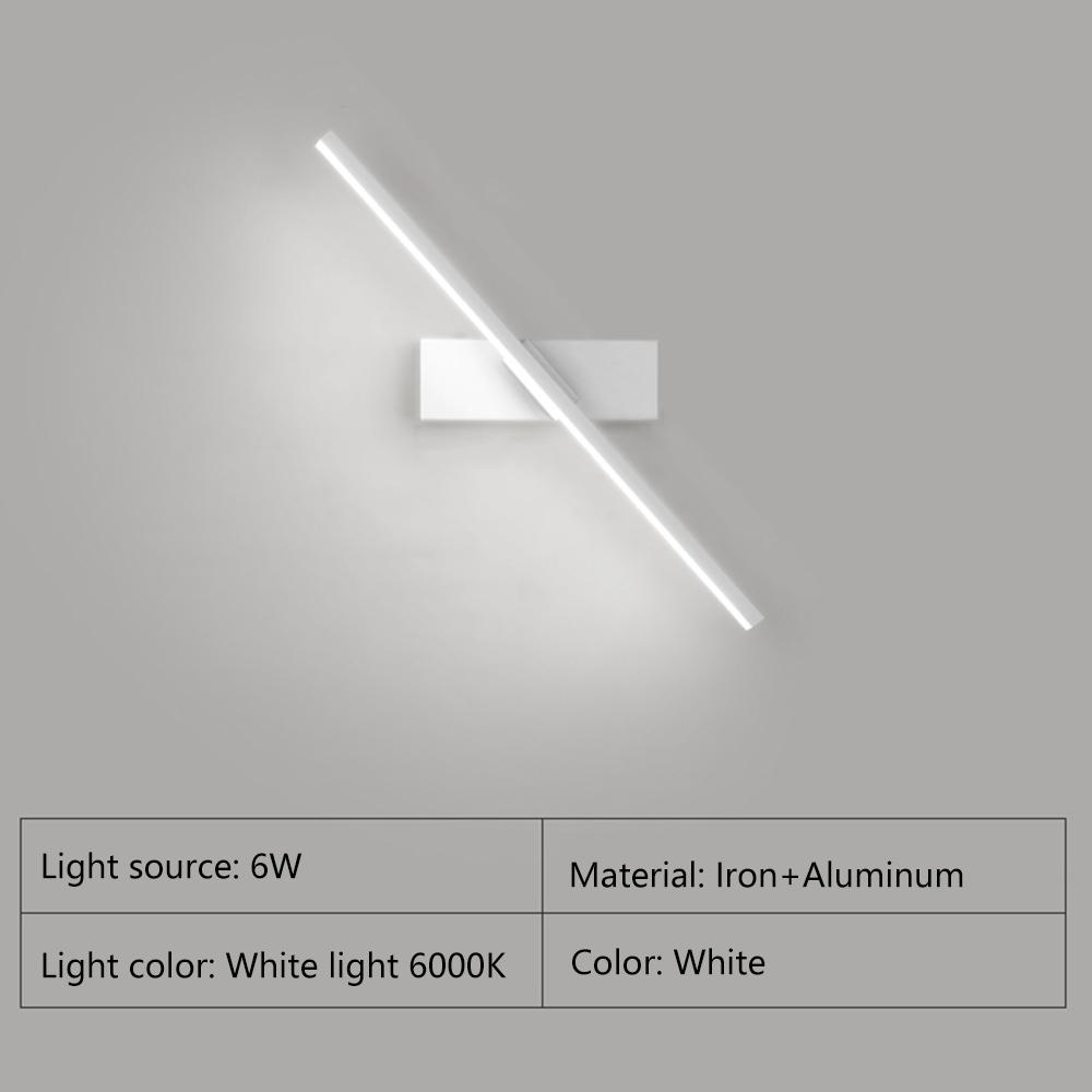 

Светодиодный настенный светильник с вращающимся регулируемым светом, скандинавский современный прикроватный светильник для спальни, креативный светильник для лестницы, настенный светильник для гостиной