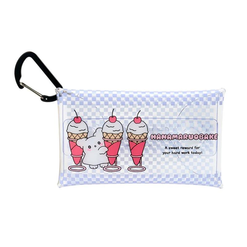 

Sanrio HANAMARUOBAKE Clear Multi-Case Ice cream (Pastel Sweets Pop) Japan NEW