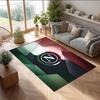 Tappeto Morbido Antiscivolo per Interni con Motivo Calcio Napoli FC Tappetino Decorativo Sportivo per Camera da Letto