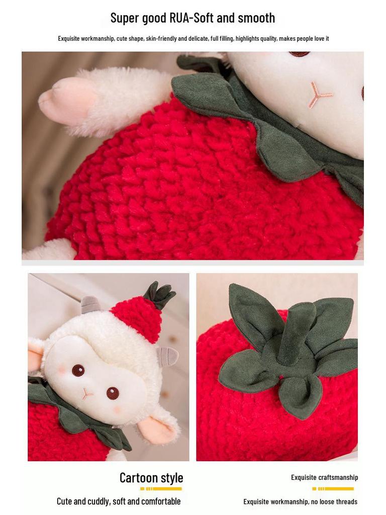 Cute Little Sheep Plush Toy - Super Soft Soothing Doll & Home Sofa Cushion