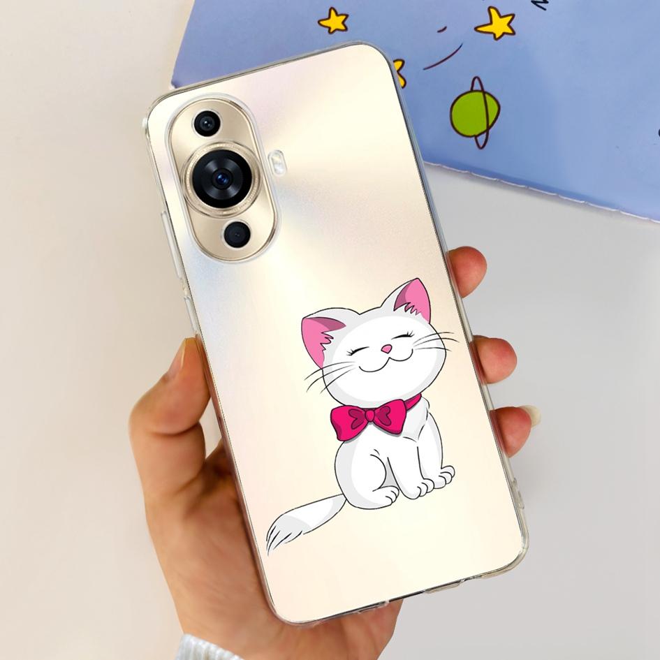 For Huawei Nova 11 Case 2023 Fashion Transparent Silicone Soft Phone Back Cover For Huawei Nova11 Ultra GOA-AL80 Nova 11Pro Capa