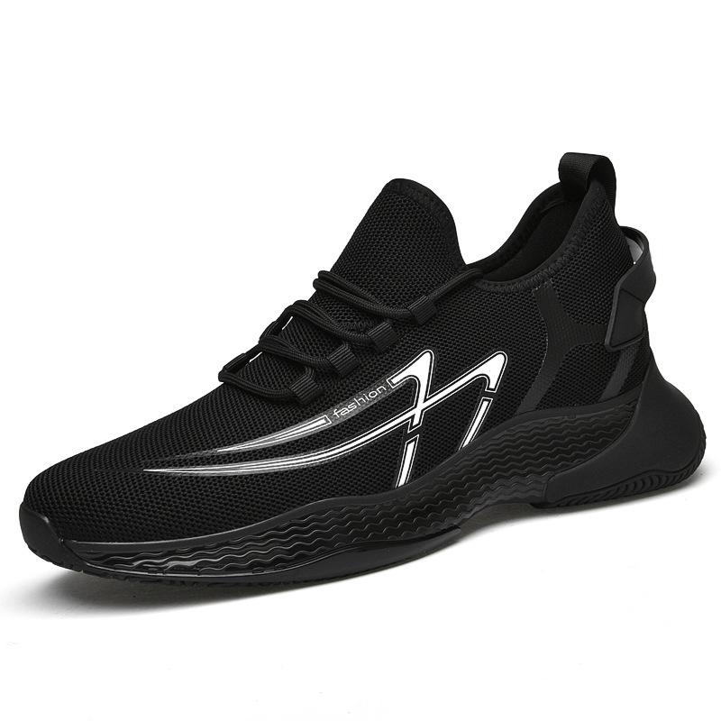 Men s Summer Breathable Mesh Height-Increasing Shoes (10cm), Casual White Sneakers, Size 8 Size 43