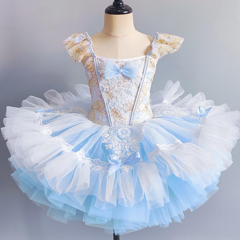 Балетная пачка Платье Девочки Танцевальные юбки Балетная юбка Балетная принцесса 160cm