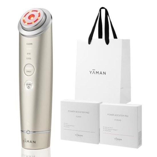 Yaman Facial Device Lift Up Photo Plus Shiny Neo Power Booster Pad Set 2 RF EMS Pore Clean Hydrate YJFM18NAM