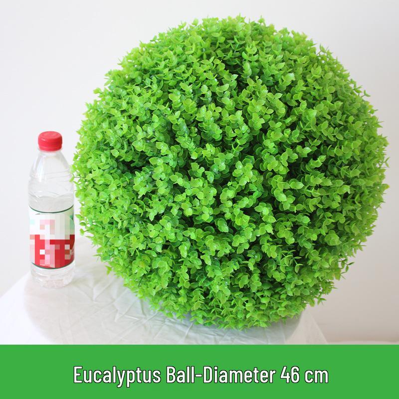 Artificial Greenery & Grass Ball Ceiling Decoration for Visual Merchandising and Store Windows